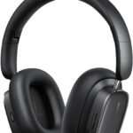 Baseus Active Noise Cancelling Headphones with 100H Playtime, LHDC Hi-Res Sound, Reduce Noise by Up to 95%, Spatial Audio, ENC Mics, 0.038s Low Latency, Bluetooth 5.3 Wireless Headphones - Bowie H1i