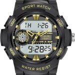 FoxBox Digital Men Military Watch 50m Waterproof Wristwatch LED Quartz