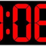 DreamSky 15.5" Large Digital Wall Clock with Jumbo Big LED Number Display