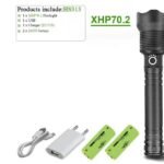 Daweinuo Led Rechargeable Flashlight Xhp70.2