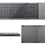 B033 Folding keyboard With Touchpad Wireless Bluetooth-compatible Keyboard For ipad Phone Tablet Bluetooth Keyboard