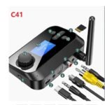 Bluetooth 5.0 Audio Transmitter Receiver Converter with Mic Stereo