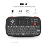 Rii i4-Bluetooth wireless keyboard, original, with case, portable, backlit, touchpad keyboard, for Android/windows, i4