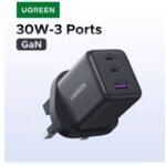 UGREEN  30W GaN Charger Mini PD 3.0 USB C Phone Charger For iPhone 16 15 14 Pro Samsung S25 Xiaomi