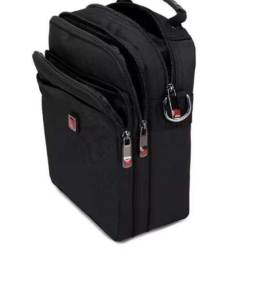 JANGEAR Men Lightweight Nylon Bags Casual Shoulder Bag Travel Tote Waterproof Shoulder Bags Mens Business Horizontal Handbag