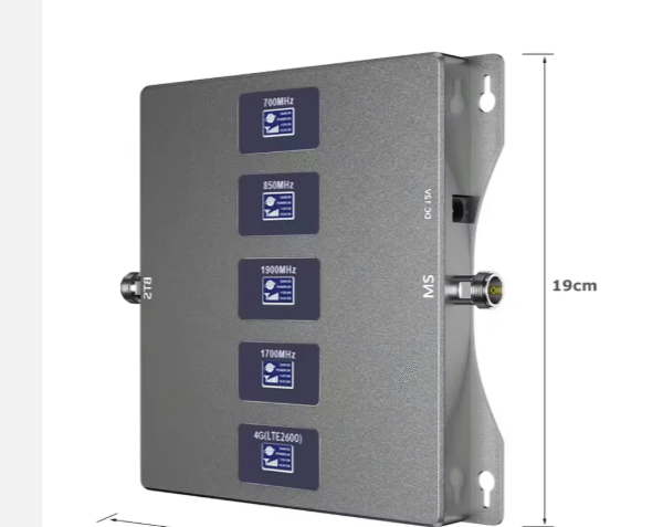 All-Band Network Booster700MHz 900MHz 1800MHz 2100MHz 2600MHz Signal Amplifier Repeater