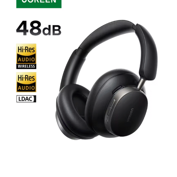UGREEN Studio Pro 48dB ANC Wireless Headphones Over Ear Bluetooth Earphones Active Noise Cancellation Hi-Res LDAC 120h Playtime