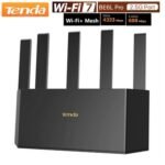 Tenda BE5100 4323Mbps mesh Dual Band Wi-Fi 7 Router (RE6L Pro) 1x2.5G + 3x1G Ports Easy Setup Security Parental Controls IPTV, Repeater, Wi-Fi Extender, Nooster