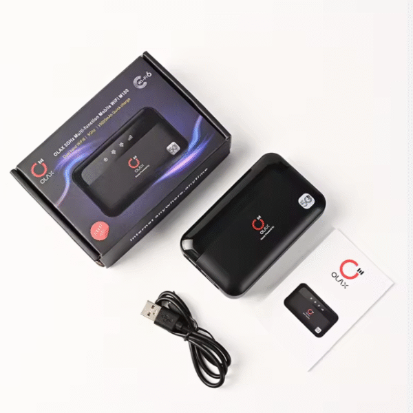 OLAX M100 4g Sim Router 10000mAh Powerbank 300mbps Wifi6 Router Global 2.4g 5.8g Wireless Mobile Wifi Router Pocket Outdoor Wifi