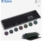 JOMAA Rechargeable Multi-Device Keyboard Wireless Keyboard for Laptop Tablet Mac Pad Phone