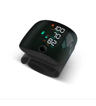 Rechargeable Wrist Blood Pressure Monitor Tonometer Tensiometer Automatic Digital Pulsometer English