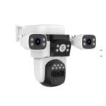 VStarcam WiFi 360°CB621SR 9MP 3 Lens Solar Powered PTZ Security Camera Dual Band  AI Detection Hot Sale Factory Two-Way Audio