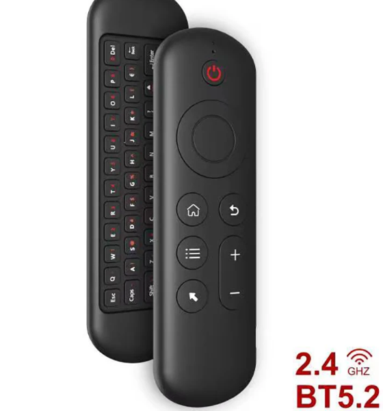 Mini Bluetooth 5.0 Keyboard 2.4G Wireless Air Mouse Backlight Voice Remote Control for Computer Laptop Android TV Box Smart TV