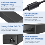 Genuine 90W Laptop AC Adapter for Dell E4300 E5410 E6320 E6400 E6430 19.5V 4.62A 7.4mm*5.0mm Premium Quality Chargers & Adapters - Image 2