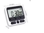Digital Screen Kitchen Timer Large Display Digital Timer Square Cooking Count up Countdown Alarm Clock Sleep Stopwatch - Image 3