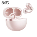 QCY Crossky C50 Open Ear Wireless Earbuds Bluetooth 6.0 Comfort Clip On Sports Earphone 4 Mic AI Clear Call Bass Boost Headphone