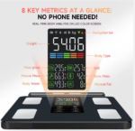 Intelligent Bathroom Body Weight Scale Home Fitness Health Usage 8 Electrode Smart Body Fat Scale - Image 3