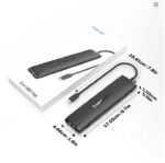 Lemorele TC96 13-in-1 USB C Hub 2HDMI VGA Docking Station 100W PD10Gbps USB C SD/TF Plug Play for MacBook/Laptop - Image 5