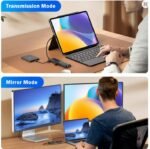 Lemorele TC96 13-in-1 USB C Hub 2HDMI VGA Docking Station 100W PD10Gbps USB C SD/TF Plug Play for MacBook/Laptop - Image 4