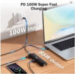 Lemorele TC96 13-in-1 USB C Hub 2HDMI VGA Docking Station 100W PD10Gbps USB C SD/TF Plug Play for MacBook/Laptop - Image 3
