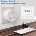 Wi-Fi Smart Tuya 20A UK Plug Outlet Smart Home Life APP Google Home Alexa 20A 16A Tuya Power Monitor WiFi Socket - Image 5