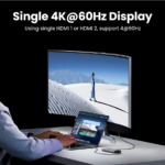 Ugreen  8 in1 10Gbps 4K60Hz Triple Display USB C HUB 10Gbps 4K HDMI Adapter 8-in-1 Splitter with HDMI DP USB3.2 PD 100W Dock for MacBook Pro Air PC - Image 2