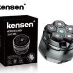 Kensen Electric Head Shaver for Bald Men 6D Magnetic Shaver Beard Trimmer Rechargeable USB LED Display Waterproof Beard Shavers