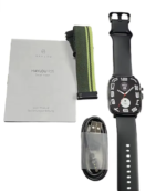 "HAYLOU-RS5 Smartwatch with AMOLED HD Display Bluetooth Calling Sport Health Monitoring Smart Watch with Double Straps 2.01 in " - Image 3