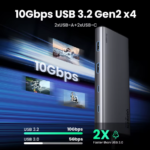 UGREEN-HUB Triple Display USB C, 10Gbps, 4K, HDMI Adapter, 8-in-1 Splitter  100W PD Dock, MacBook Pro Air, PC