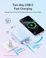 Anker Zolo Model A1689 Power Bank 20,000mAh 30W High-Speed Portable Charger with Built-in USB-C Cable, Battery Pack - Image 3