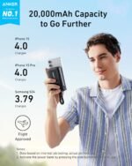 Anker Zolo Model A1689 Power Bank 20,000mAh 30W High-Speed Portable Charger with Built-in USB-C Cable, Battery Pack - Image 7
