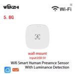 Wall mount Wifi MmWave Human Presence Motion Sensor With Luminance/Distance Detection 5/110/220V Tuya Smart Life Home Automation - Image 3