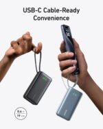 Anker Nano Power Bank 10000mAh PD 30W Max Output Fast Charging Portable Fast Charger Built-in USB-C Cable for iPhone Samsung - Image 5