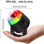 7-Mode Disco Ball Strobe Lamp LED Light Source Remote Control Party Lights for DJ Dance Birthday Festival Decor - Image 4