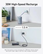 Anker Nano Power Bank 10000mAh PD 30W Max Output Fast Charging Portable Fast Charger Built-in USB-C Cable for iPhone Samsung - Image 3