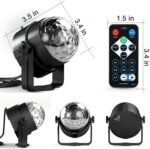 7-Mode Disco Ball Strobe Lamp LED Light Source Remote Control Party Lights for DJ Dance Birthday Festival Decor - Image 3