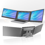 Z80A 15.6 Inch Triple Laptop Screen 1080P LCD Monitors Portable  Extender Dual IPS TFT Panel Type Tri Screen Monitor for Laptop
