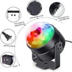 7-Mode Disco Ball Strobe Lamp LED Light Source Remote Control Party Lights for DJ Dance Birthday Festival Decor - Image 5