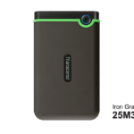 Transcend StoreJet 25M3 – Military-Grade Shockproof Portable External Hard Drive