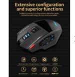 ZELOTES F-13 Optical Wireless Gaming Mouse with Multi-key Programming 2.4G Wireless BT Gaming Grade Three-mode Mouse Right Hand - Image 6