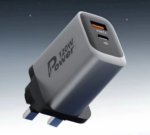 UK Plug 120W USB Type-C Charger – PD Fast Charging Mobile Phone Adapter with Quick Charge 3.0 Type-C Wall Charger