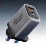 UK Plug 120W USB Type-C Charger – PD Fast Charging Mobile Phone Adapter with Quick Charge 3.0 Type-C Wall Charger
