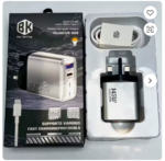 UK Plug 145W Cell Phone Fast Charging Type-c PD USB Type c Charger With Usb c Cable 145W Quick Charge Usb-c Power Adapter - Image 3