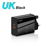 240W UK Plug  USB C Mobile Phone Charger 2 Port USB-C PD Fast Charger 240W USB Type c Charging Adapter