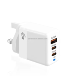 45W UK Plug  USB C Quick Charging Power Adapter 45W USB Type c PD Charger With LCD Display QC3.0 Fast Charge - Image 3