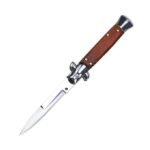 Italian Wooden Handle Knife Folding Outdoor Tactical Long Knives