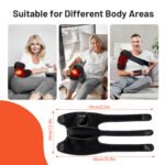 Knee Pain Relief Red Light Therapy Vibration Heated Knee Brace Massager for Knee - Image 3