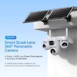 Starcam 12000mAh Battery 12MP 4G Solar Security Camera Quad Lens, 6-Motor PTZ Auto-Tracking,  & Color Night Vision - Image 5