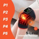 Knee Pain Relief Red Light Therapy Vibration Heated Knee Brace Massager for Knee - Image 5