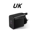 100W UK Plug  USB-C Fast Charging USB Type c Mobile Phone Quick Charger 100W USB C Travel Adapter - Image 4
